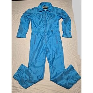 Womens Fera Ski Suit One Piece Snowsuit Snow Bib Jumpsuit Retro Onsie vintage 10